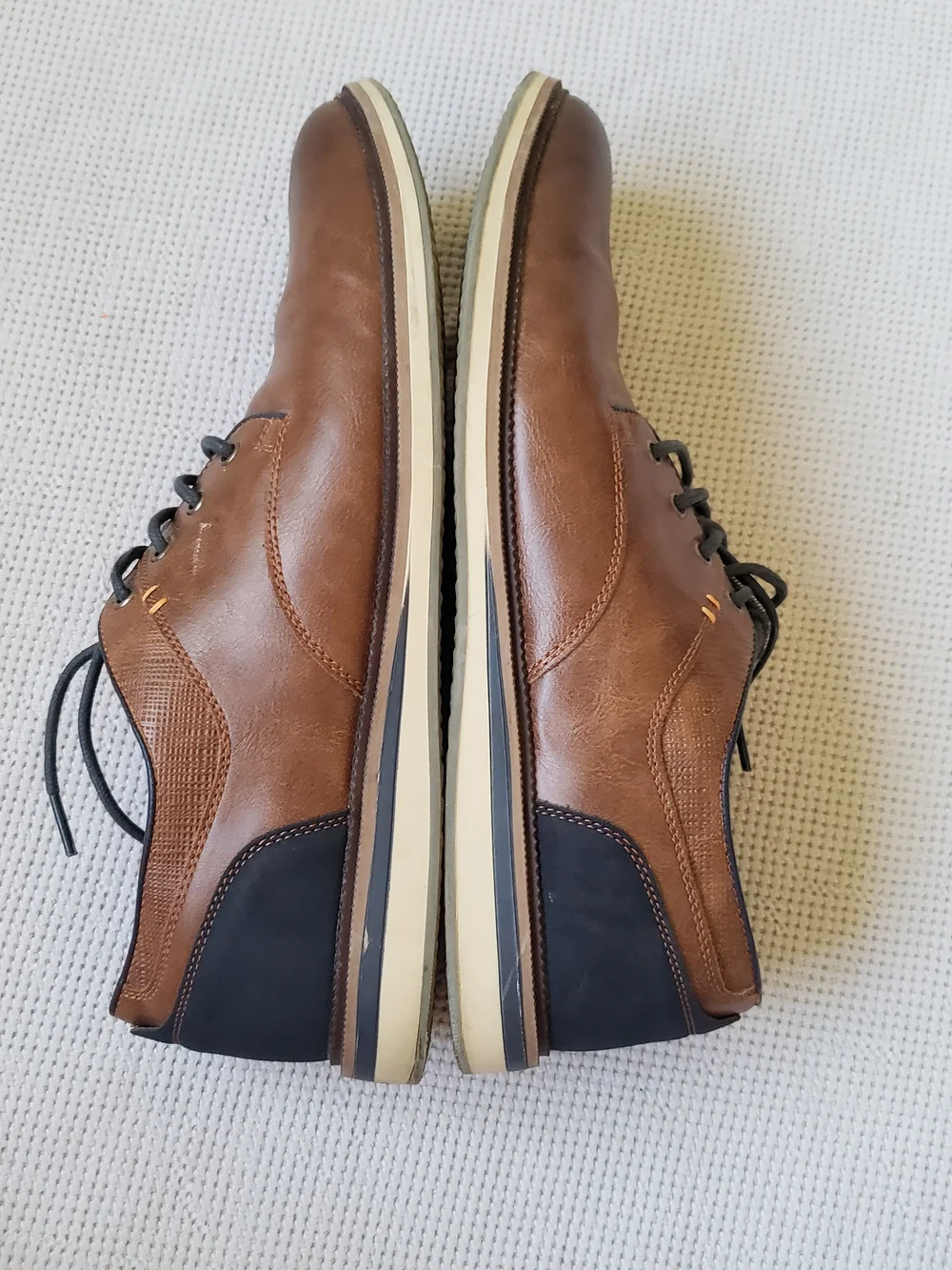 Sonoma Brown Leather Lace-Up‎ Oxford Shoes Size 11.5 Mens
